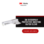 3M Overspray Protective Sheeting 06728 Clear