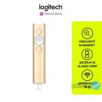 Logitech Spotlight Pointer Presenter Wireless Bluetooth - Gold