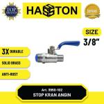 Hasston Stop Kran Angin 1/4'' / Stop Kran Kompresor (3950-103) - Art 3950-102