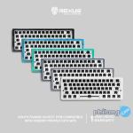 Rexus Keyboard Gaming Mechanical Daxa M61 Barebone - Acryclic White