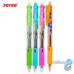 Ball Pen Pulpen Pena Joyko BP-287 Dwico 0.7 mm 2 Warna Biru Merah