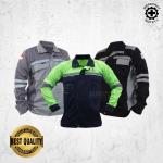 Wearpack Safety Merk Juragan Wearpack Model Semijaket - Abu Muda - Tua, M