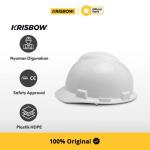 Krisbow Brim Helm Keselamatan Kerja Hdpe - Putih Srh10W