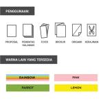 SiDU Kertas Fotocopy Berwarna Pink 80 GSM A4