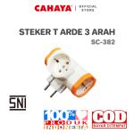 CAHAYA - Steker T Arde 3 Arah SC-382