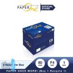 PaperOne Kertas F4 80gr All Purpose 1 Box (2500 lembar) Kertas HVS B2B