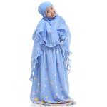 Rabbani - Mukena Anak Bani Batuta Munna Ilzin Exclusive - 600 Biru, XS (3-4 Tahun)