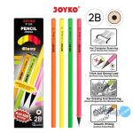 Pencil / Pensil Joyko P-102 / 2B / Glowy / 1 BOX 12 PCS