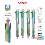 Ball Pen Pulpen Pena Joyko BP-385 Sito 2 1.0 mm 6 Warna Colors