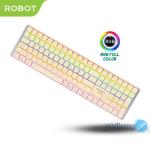 ROBOT Workmate I Mechanical Pluggable Switch Blue/Red Gaming Keyboard - BEIGE