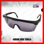 Kacamata Las / Kaca Mata Safety Gurinda Hitam Black - HITAM SMOKE