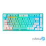 Rexus Keyboard Gaming Mechanical Daxa M84X Ultimate - Mint, Yellow Switch