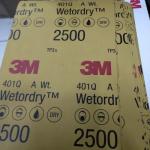 amplas wetordry 3M# 2500 #2000 #1500