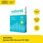 KERTAS HVS | PRINT | FOTOCOPY NATURAL F4 70 GRAM (1RIM)