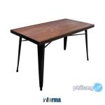 INFORMA LONDON ELM MEJA TAMU EDGE - HITAM