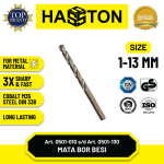 Hasston Mata Bor Besi Cobalt (1mm - 13mm) / Drill Bit Cobalt (0501)