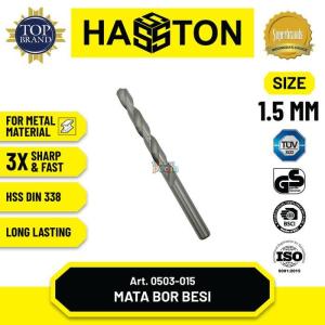 Hasston Mata Bor Besi HSS 4 mm Putih (1 Pcs) (0503-040) - 1.5mm (10pcs)