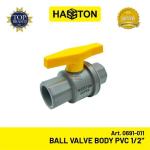 Hasston Ball Valve Body PVC 1/2'' / Katup Bola / Stop Kran (0691-011)