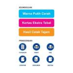 SiDU Kertas Fotocopy 70 GSM F4 - 1 Boks = 5 Rim