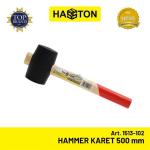 Hasston Hammer Karet Gagang Kayu 50mm / Palu Karet (1513-102)