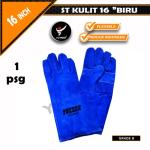 YUTAKA WELDING GLOVE 16 Inch - Biru