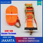 Rachet tie down 4cm*6m/10m Tali Pengikat Motor Truk Track belt - 4cm*4m