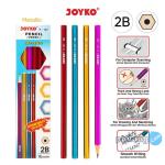 Pensil Pencil Joyko P-107 Metallic 2B 1 Box 12 Pcs