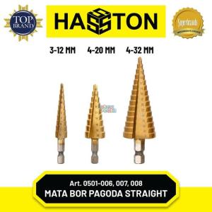 Hasston Mata Bor Pagoda Spiral Multi / Hss Titanium Coated (0501) - Pagoda Straight, 3-12 mm