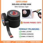 Lakban Isolasi Kain Kabel Otomotif Wiring Harness 15M Setara Tesa Tape