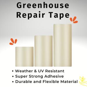Lakban Plastik UV Greenhouse Repair Tape 10cmx10m