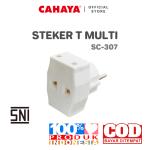 CAHAYA - Steker T Multi 3 Arah SC-307