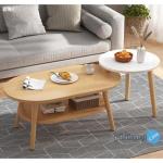 Meja Kopi Meja Tamu Meja Minimalis Meja Serbaguna Furnibest - M28 Maple Putih