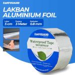 Lakban Aluminium Foil Anti Bocor Tape Butyl Waterproof Tahan Panas - 5cm x 3m