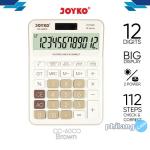 Calculator Kalkulator Joyko CC-60CO 12 Digits Check Correct - Brown