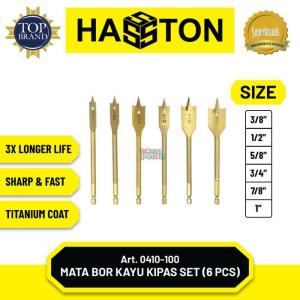 Hasston Mata Bor Kayu Kipas 6Pcs / Wood Drill Set (0410-100)