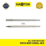 Hasston Mata Bor Hex Bobok Beton Tembok / Chisel Flat-Point (2436) - HEX Flat, 17 x 280 mm