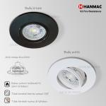 L302 Rumah kap lampu downlight sorot halogen fiting MR16 kosongan