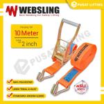 Ratchet Tie Down 2 Inch 2 Ton Track Belt 5 8 10 12 15 Meter Websling - 10 meter