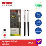 KENKO BALLPEN BP-218 / PENA / PULPEN TINTA 2 WARNA BP-218 (2 in 1)