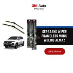 3M Wiper Frameless Mobil Wuling Almaz - 24 dan 14 inch