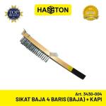 Hasston Sikat Baja 4 Baris + Kapi / Sikat Kawat / Wire Brush(3430-004)