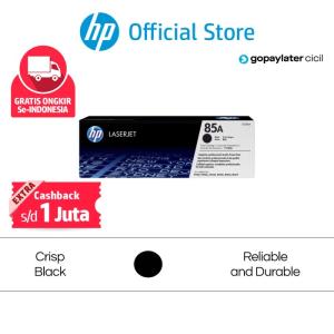 Tinta HP 85A Black Original LaserJet Toner Cartridge Hitam