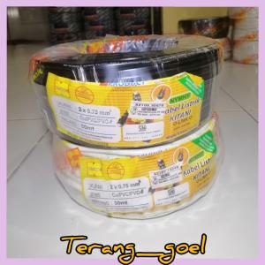 KITANI KABEL SERABUT TEMBAGA NYMHY & NYYHY 2x0,75 x 50 Meter / KABEL SERABUT TEMBAGA MURNI KITANI 2x0,75 50meter