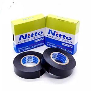 Isolasi Listrik Nitto Hitam Kabel PVC Insulation Tape Solasi Lakban 25