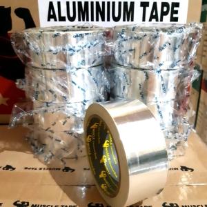 LAKBAN ALUMINIUM FOIL TAPE (40mm × 19M) ALUMUNIUM TAPE TAHAN PANAS