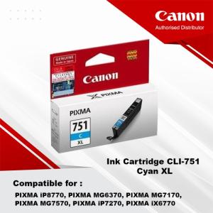 Canon Ink Cartridge CLI-751 Cyan XL