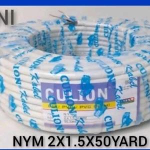 Ready Kabel Listrik Culion Nym 2X1.5 Sni Tembaga Murni Diecer Per