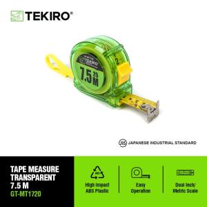 TEKIRO METERAN TRANSPARAN 7.5 METER /METERAN / TOOLS - ALAT PERKAKAS