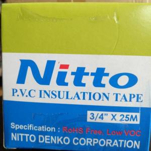 ISOLASI LISTRIK NITTO 3/4 X 25M SOLATIP KABEL NITTO /SOLASI/LAKBAN - UNIBEL