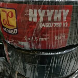 kabel nyyhy 2x1.5 jembo 100mtr serabut